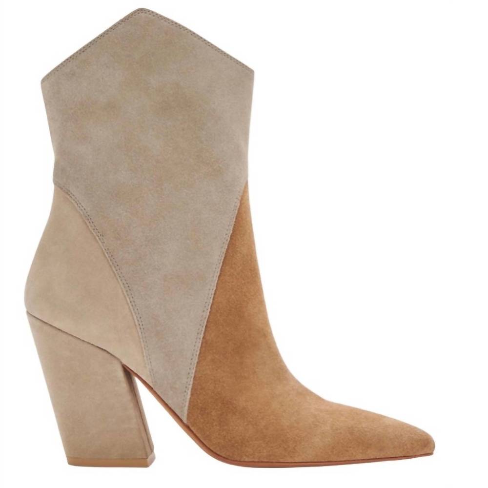 Nwt dolce vita nestly suede in taupe multi - Picture 3 of 5